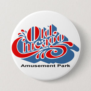 Old Chicago Amusement Park, Bolingbrook, IL Button