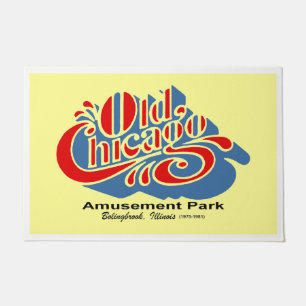 Old Chicago Amusement Park, Bolingbrook, Illinois Fußmatte