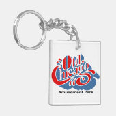 Old Chicago Amusement Park, Bolingbrook, Illinois Schlüsselanhänger (Vorderseite links)