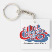 Old Chicago Amusement Park, Bolingbrook, Illinois Schlüsselanhänger (Vorderseite)