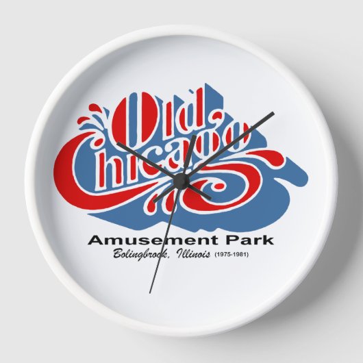 Old Chicago Amusement Park, Bolingbrook, Illinois Uhr (Vorderseite)