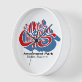 Old Chicago Amusement Park, Bolingbrook, Illinois Uhr (Winkel)