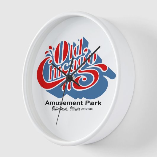 Old Chicago Amusement Park, Bolingbrook, Illinois Uhr (Winkel)