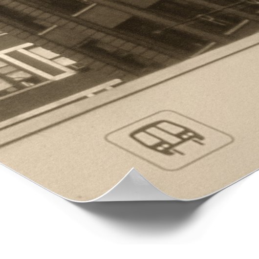 Old Chicago Foto Print Poster (Ecke)