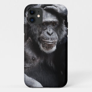 Old Chimpanzee iPhone Case