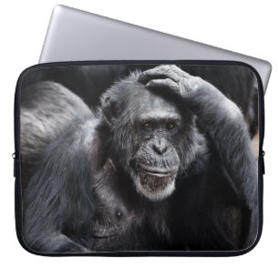 Old Chimpanzy Laptop-Hülle Laptopschutzhülle