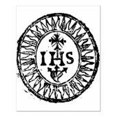 Old Christogram Rubber Briefmarke Gummistempel (Prägung)