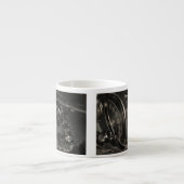 Old Chrysler Dashboard Nah-up Espresso Tasse (Vorderseite)