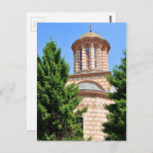 Old church in Bucharest, Romania Postkarte (Vorne/Hinten)