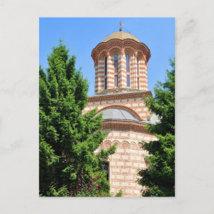 Old church in Bucharest, Romania Postkarte
