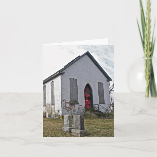 Old Church Note Card Karte (Vorderseite)
