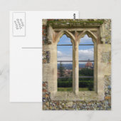 Old Church Window Postkarte (Vorne/Hinten)