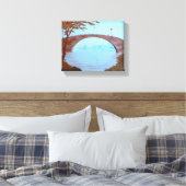 Old City Bridge Canvas Print Leinwanddruck (Insitu (Schlafzimmer))