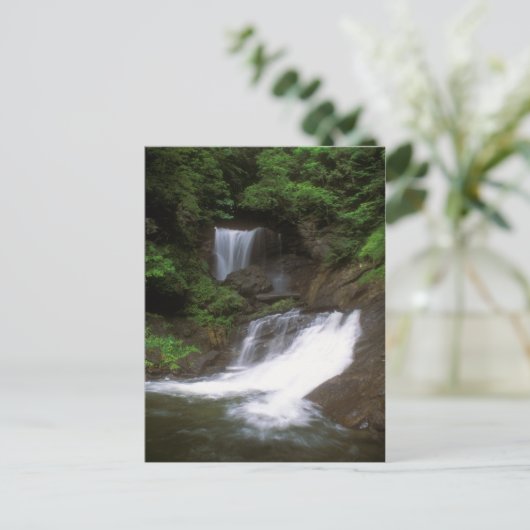 Old City Falls Vermont Postkarte (Stehend Vorderseite)