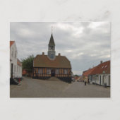 Old City Hall, Ebeltoft, Jutland, Dänemark Postkarte (Vorderseite)