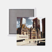 Old City Hall, Toronto, Kanada Magnet (Vorderseite/Rückseite)