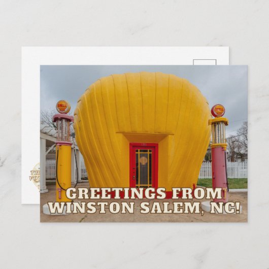 Old Clam Muschel Station Postcard Postkarte (Vorne/Hinten)