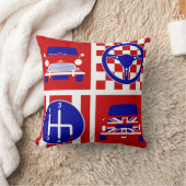 Old Classic British Mini Motorkissen Kissen (Decke)