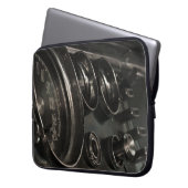 Old Classic Car Dashboard Notebook Sleeve (Vorderseite Links)