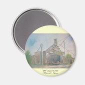 Old Claypool Mill Magnet von Kevin E. Slater (Vorderseite/Rückseite)