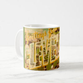 Old Cleveland Ohio Postcard Mug Kaffeetasse