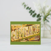 Old Cleveland Ohio Postcard Postkarte (Stehend Vorderseite)