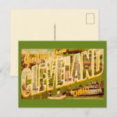 Old Cleveland Ohio Postcard Postkarte (Vorne/Hinten)