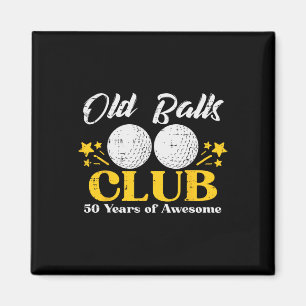 Old Club Golf 50 Jahre Awesome 50. Geburtstag Golf Magnet