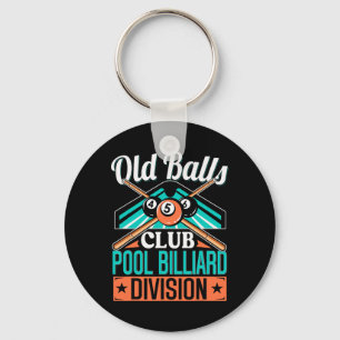 Old Club Pool 8 LL Billard Division für Herren Ges Schlüsselanhänger