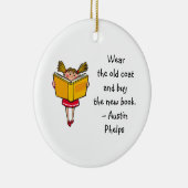 Old Coat Tray Buy New Book Niedlich Girl Reading Q Keramik Ornament (Rechts)