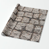 Old cobble stone pattern at the streetabstract,anc geschenkpapier (Ungerollt)