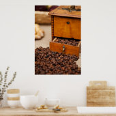 Old Coffee Grinder Poster (Küche)