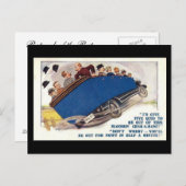 Old Comic Postcard - Char-a-banc Postkarte (Vorne/Hinten)