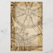 Old Compass-Rose Briefpapier (Vorderseite)