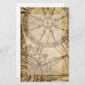 Old Compass-Rose Briefpapier (Vorne/Hinten)