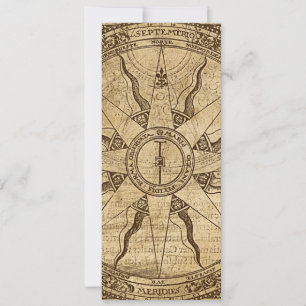Old Compass Rose Einladung