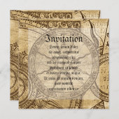 Old Compass Rose Einladung (Vorne/Hinten)