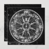 Old Compass-Rose Einladung (Vorne/Hinten)