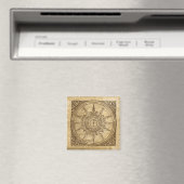 Old Compass Rose Magnet (In Situ (Geschirrspüler))