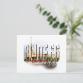 Old Conoco Gas Station, Texas - Route 66 Postkarte (Stehend Vorderseite)