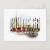 Old Conoco Gas Station, Texas - Route 66 Postkarte (Vorderseite)