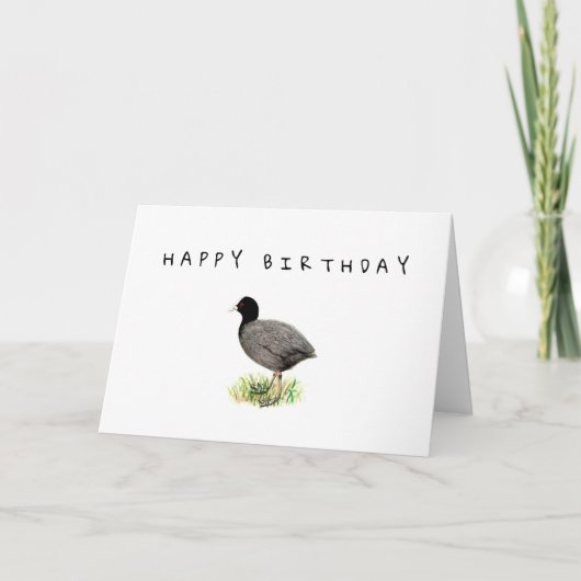Old Coot Birthday Card Karte (Vorderseite)