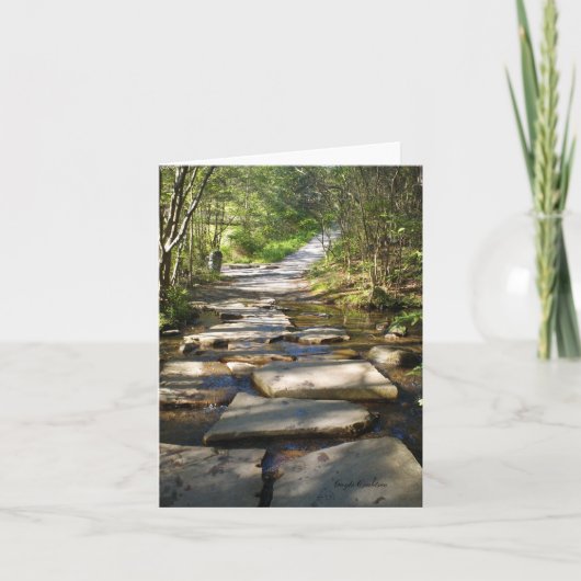 Old Copper Road Copperhill Tennessee Ocoee River Karte (Vorderseite)