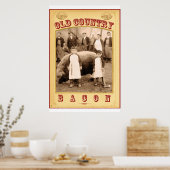 Old Country Bacon Poster (Küche)