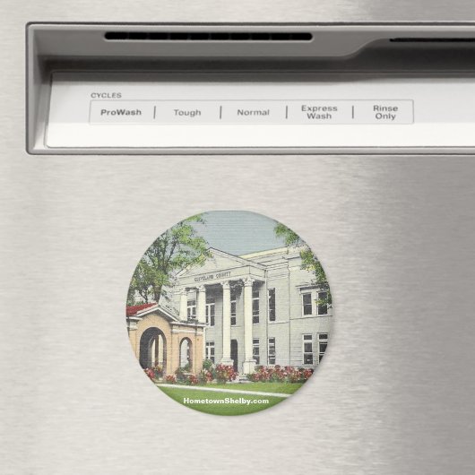 Old Courthouse Shelby NC Magnet (In Situ (Geschirrspüler))