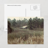 Old Coushatta Barn Postkarte (Vorne/Hinten)