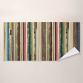 Old Covers Stacked in pilerecord, vi Badehandtuch (Badehandtuch)