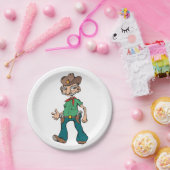 Old Cowboy Pappteller (Party)