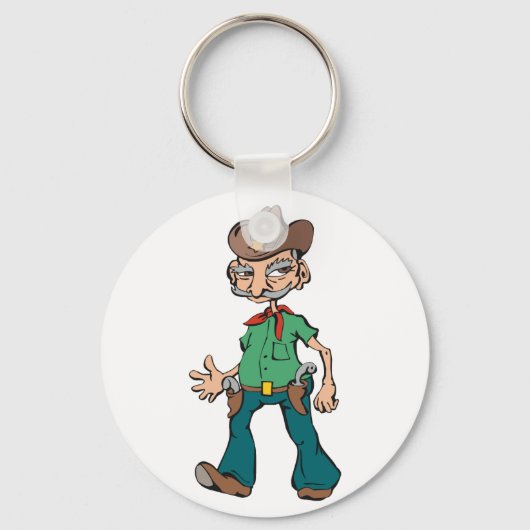 Old Cowboy Schlüsselanhänger (Vorderseite)