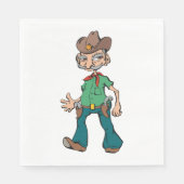 Old Cowboy Serviette (Vorderseite)